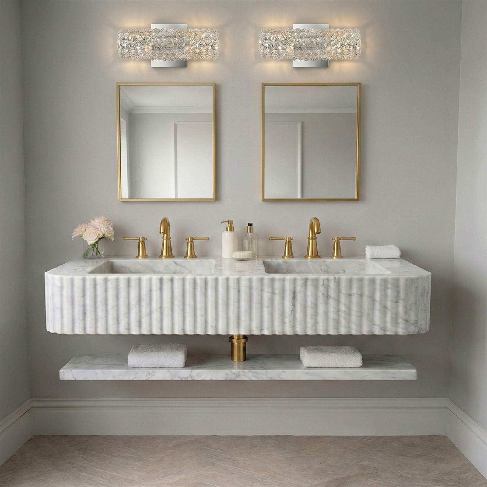 Crystal Wall lamp for hotel bathroom Crystal Wall lamp for hotel bathroom