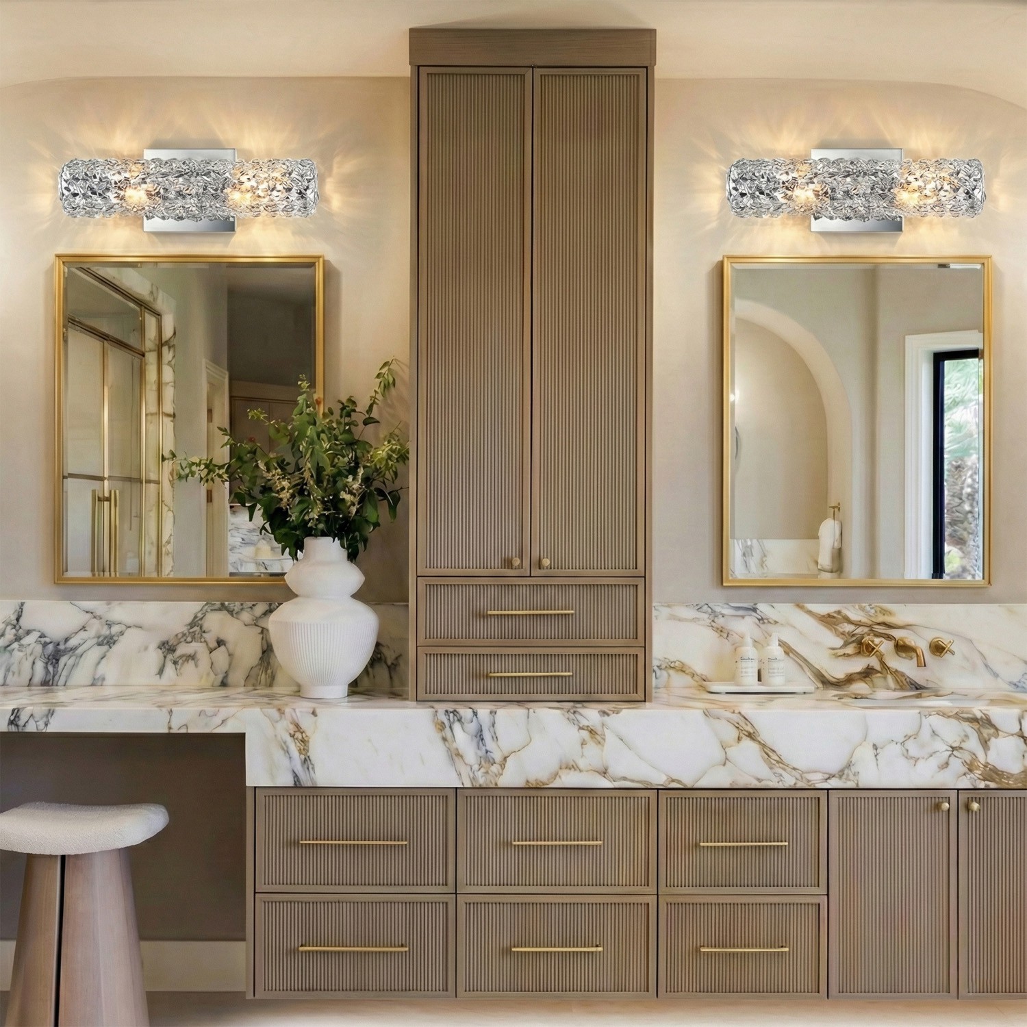 Crystal Wall lamp for makeup room Crystal Wall lamp for makeup room