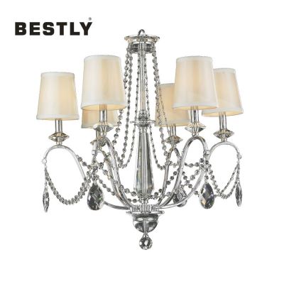 Classic Crystal Chandelier Teeb nrog ntxoov ntxoo