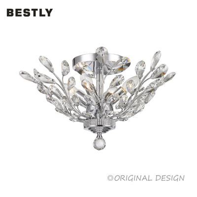 Kawm Crystal Chandelier Qab Nthwv Teeb