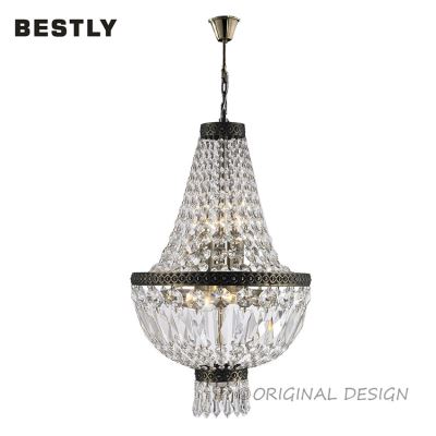 Elegant Grand Crystal Chandelier Teeb